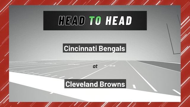 Cincinnati Bengals at Cleveland Browns: Moneyline