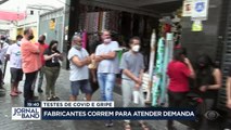 Em todo país, a corrida pelos testes rápidos dispararam. No Rio de Janeiro, os resultados positivos para covid saltaram de 1% para 13% depois das festas de fim de ano.