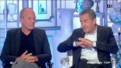 La belle frayeur de Christophe Dechavanne dans A l'état sauvage