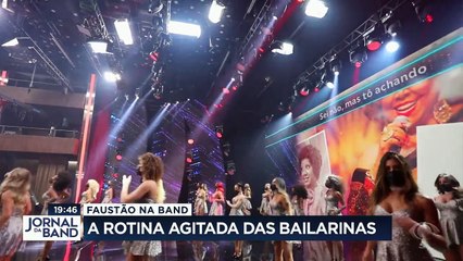 Download Video: Falta pouco para a estreia do Faustão na Band - é no próximo dia 17. Você vai conhecer a rotina agitada das bailarinas mais famosas do Brasil.