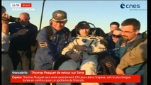 Les premières images de Thomas Pesquet de retour sur Terre