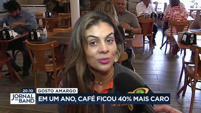 Quem gosta de um cafezinho sabe bem o quanto ele tá pesando no bolso. A disparada de preço passa de 40% em um ano.