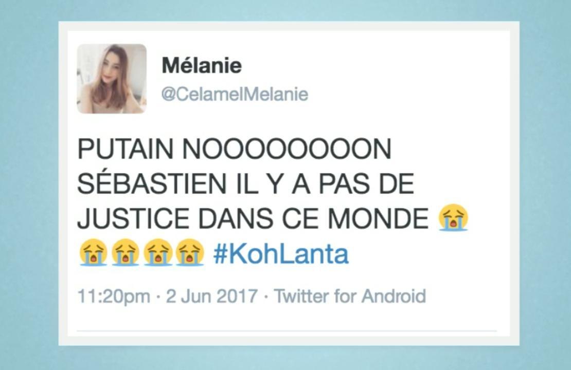 Sébastien éliminé de Koh-Lanta : les Twittos crient à l'injustice (REVUE DE TWEETS)
