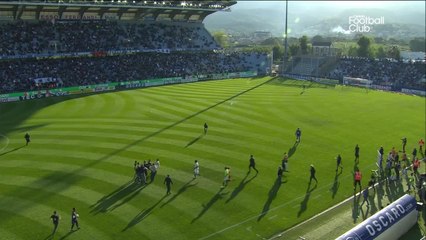 Bastia/Lyon arrêté à la mi-temps après de nouvelles violences sur la pelouse