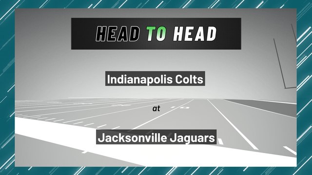 Indianapolis Colts at Jacksonville Jaguars: Moneyline