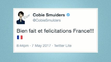 Election d'Emmanuel Macron : les réactions des politiques et des people du monde entier sur Twitter  (Revue de tweets postés les 7-8 mai 2017)