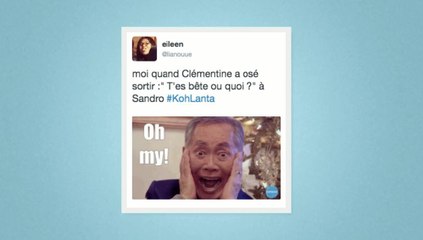"T'es bête ou quoi ?" Clémentine berne Sandro dans Koh-Lanta, les Twittos choqués (Revue de tweets)