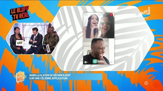 Ayem et Nabilla réconciliées ? Ayem invite la star de télé-réalité sur le plateau du Mad Mag...