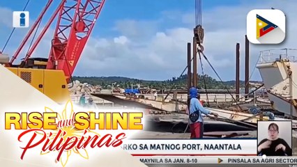 Biyahe ng mga barko sa Matnog Port, naantala