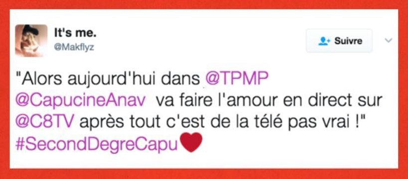 Capucine Anav s'en prend plein la tête sur Twitter après avoir embrassé un invité dans TPMP