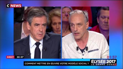 François Fillon à Philippe Poutou : "Je vais vous foutre un procès vous"