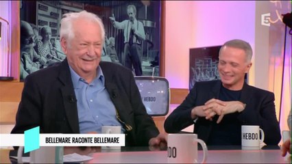 C L'Hebdo : Pierre Bellemare enregistrait ses chroniques radio tout nu !