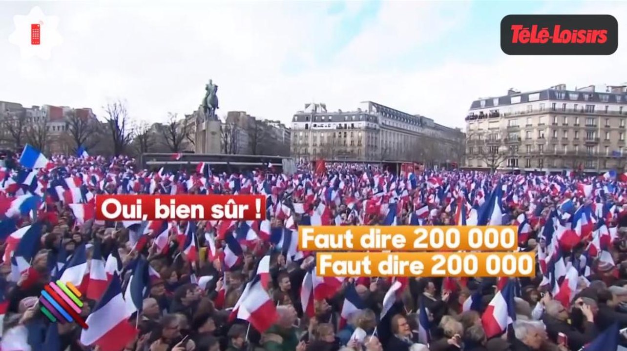 Quotidien dévoile comment les chiffres du rassemblement de soutien à Fillon ont été "trafiqués"
