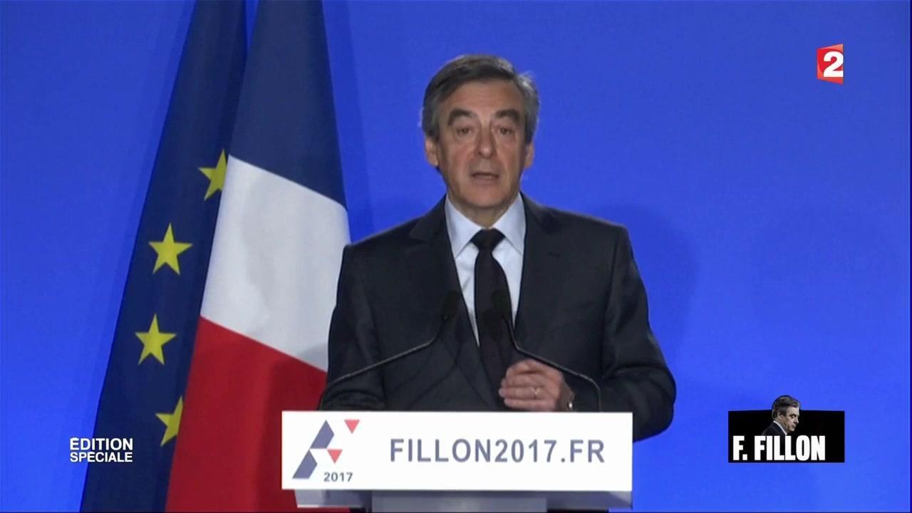 François Fillon : "je ne céderai pas, je ne me retirerai pas, j'irai jusqu'au bout"
