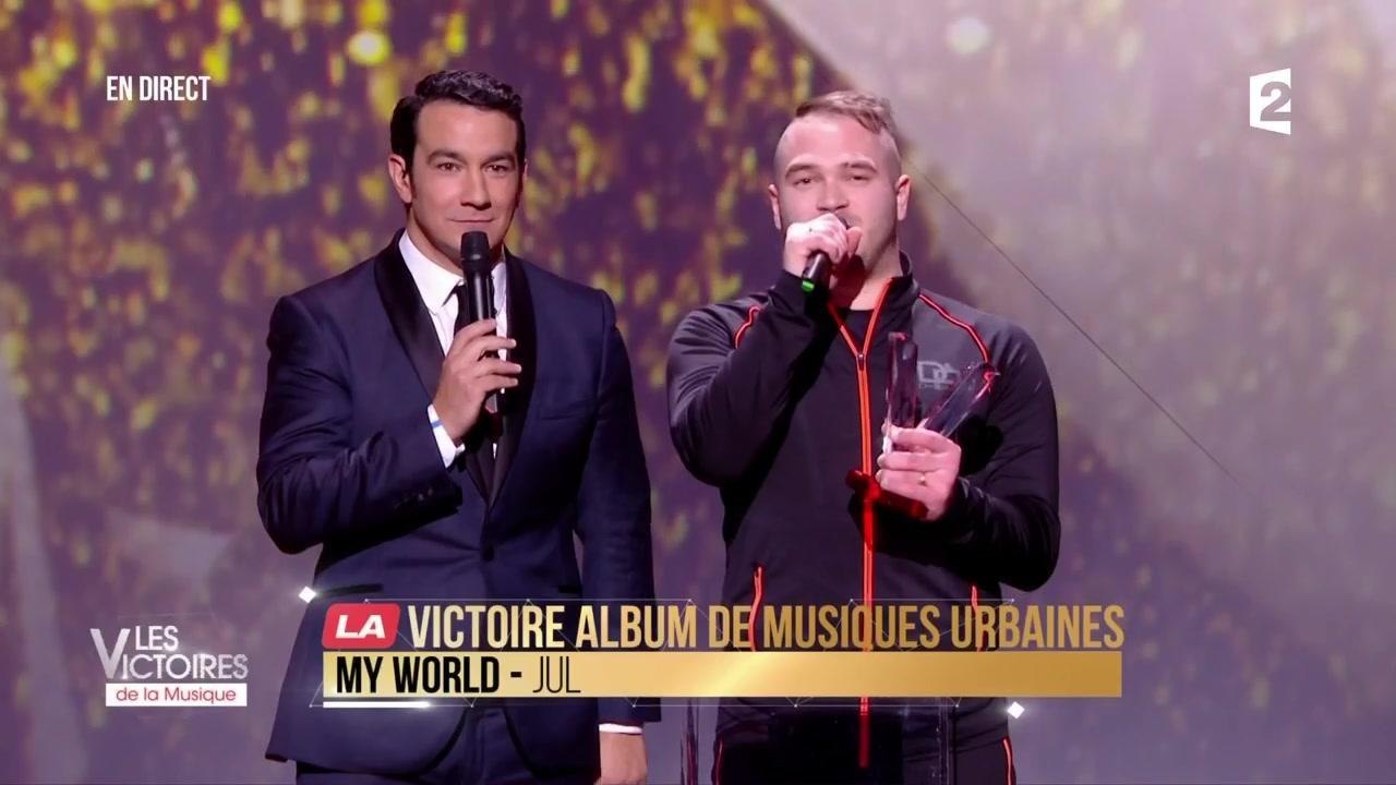 Victoires de la musique : Jul remporte la victoire de l'album de musiques  urbaines - Vidéo Dailymotion