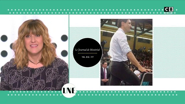 Daphné Burki et Emilie Besse en admiration devant les fesses de Justin Trudeau