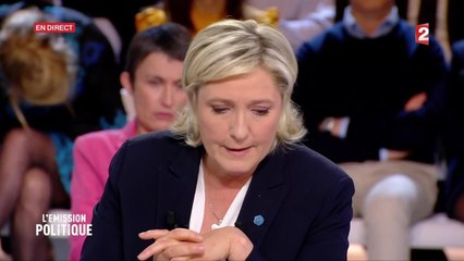 Débat houleux entre Marine Le Pen et Najat Vallaud-Belkacem dans L'émission politique