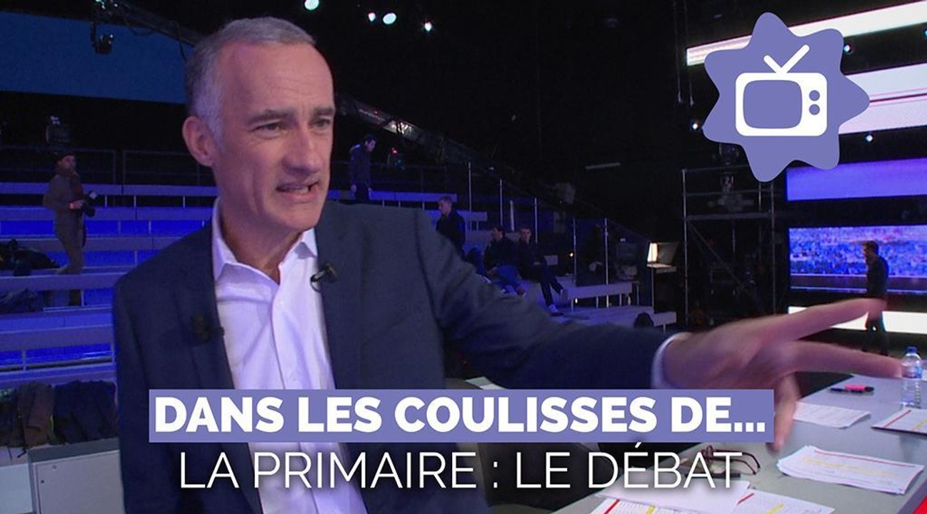 Dans les coulisses du premier débat de la primaire à gauche avec Gilles Bouleau