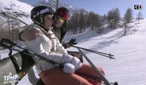 Chaud ! Caroline Ithurbide drague à répétition Jean-Michel Maire dans TPMP fait du ski