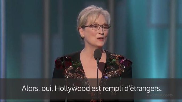 Golden Globes 2017 : Meryl Streep s'en prend à Donald Trump dans un discours engagé (extrait vidéo)