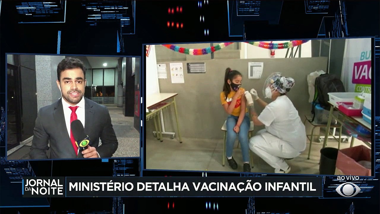 As vacinas contra a covid para crianças começam a chegar ao país na semana que vem. Hoje o Ministério da Saúde deu mais detalhes sobre o esquema de imunização para quem tem de 5 a 11 anos de idade.