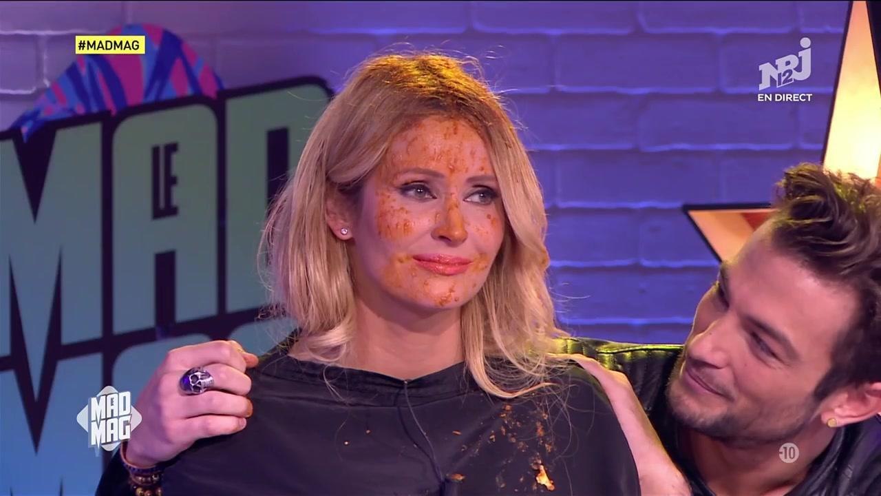 Mad Mag : Tatiana Laurens-Delarue reçoit des pâtes sur la tête et crée le chaos sur le plateau