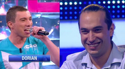 N'oubliez pas les paroles : Dorian, ami d'Hervé - le recordman du jeu -, débarque dans le karaoké de Nagui