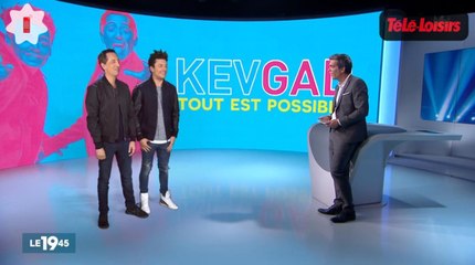 Gad Elmaleh et Kev Adams "téléportés" dans le 19.45