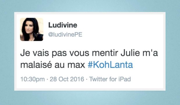 Koh-Lanta : seule sur le camp, Julie pète un plomb et enflamme Twitter (revue de tweets)