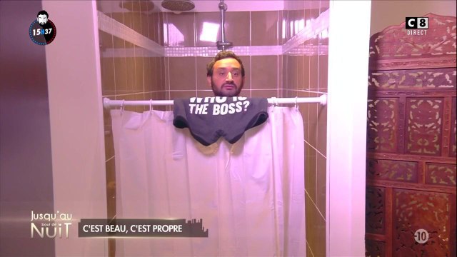 Les 35 heures de Baba : Cyril Hanouna prend sa douche en direct