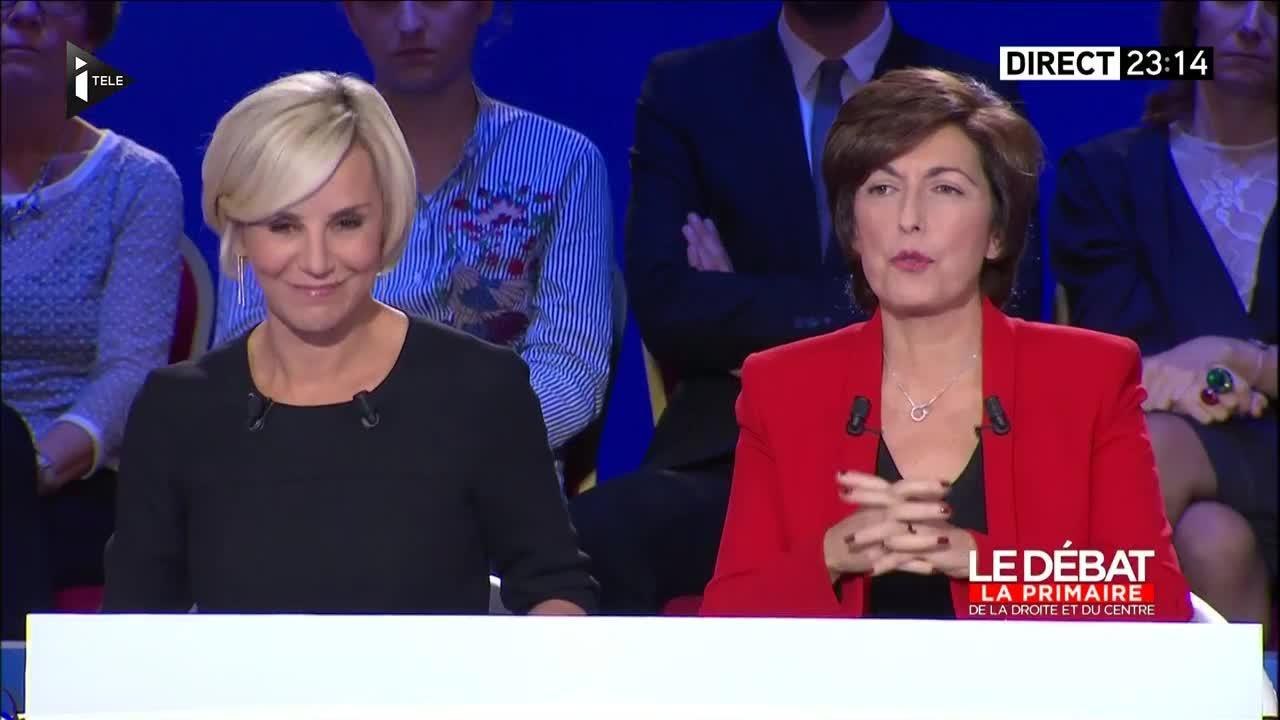 Débat des Primaires : Laurence Ferrari salue ses confrères d'iTELE
