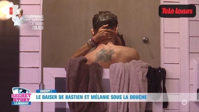 C'est (très) chaud sous la douche entre Bastien et Mélanie dans Secret Story... Le Zapping