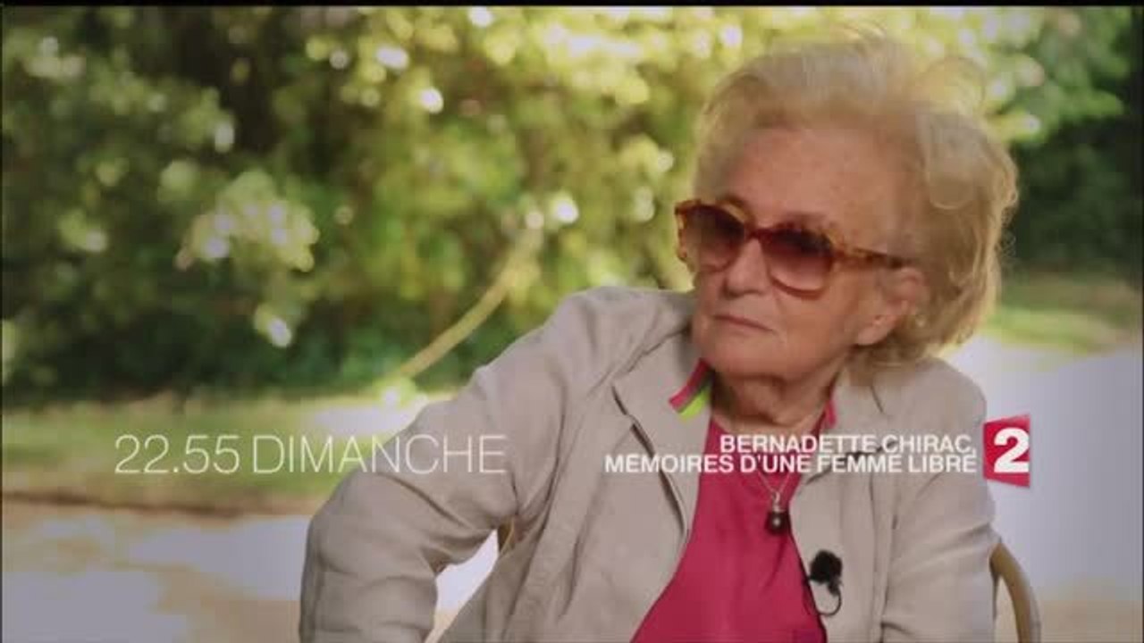 Bernadette Chirac, mémoires d'une femme libre - 16 octobre