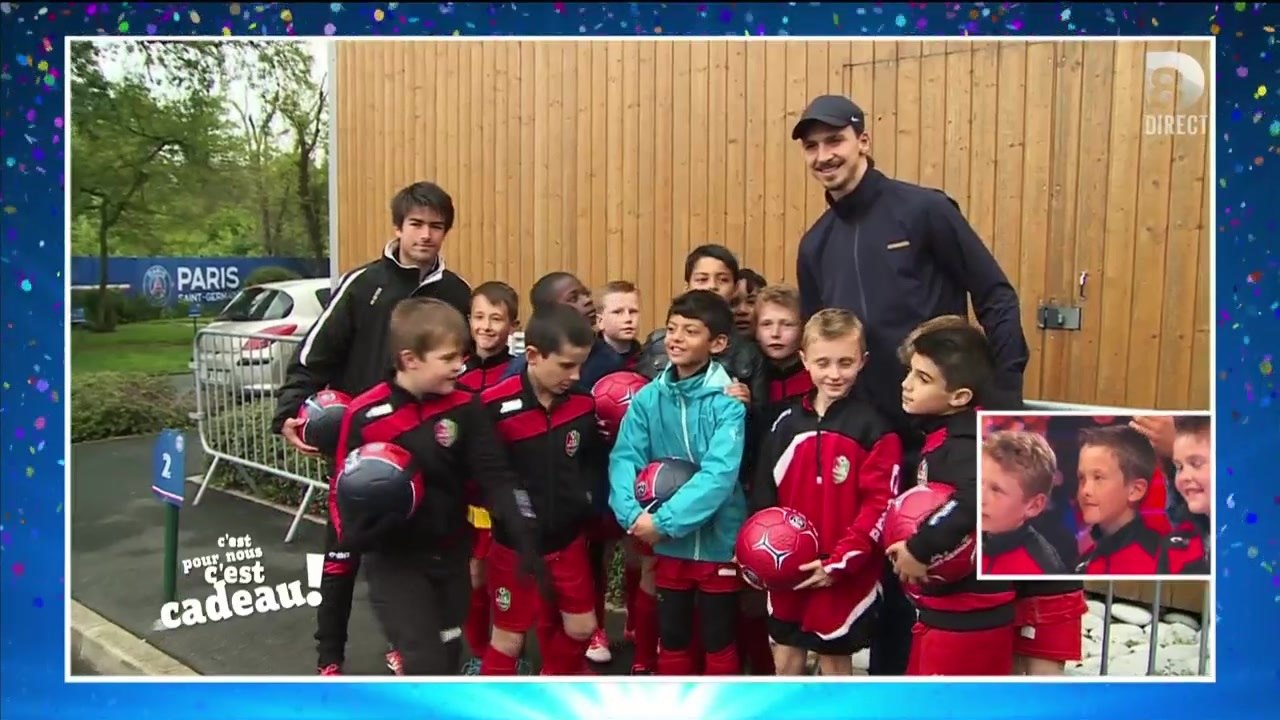 Quand Cyril Hanouna fait rencontrer Zlatan Ibrahimovic à des enfants fans du PSG