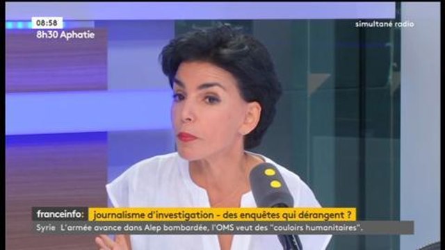 Accusée par Rachida Dati de faire des ménages, Elise Lucet riposte