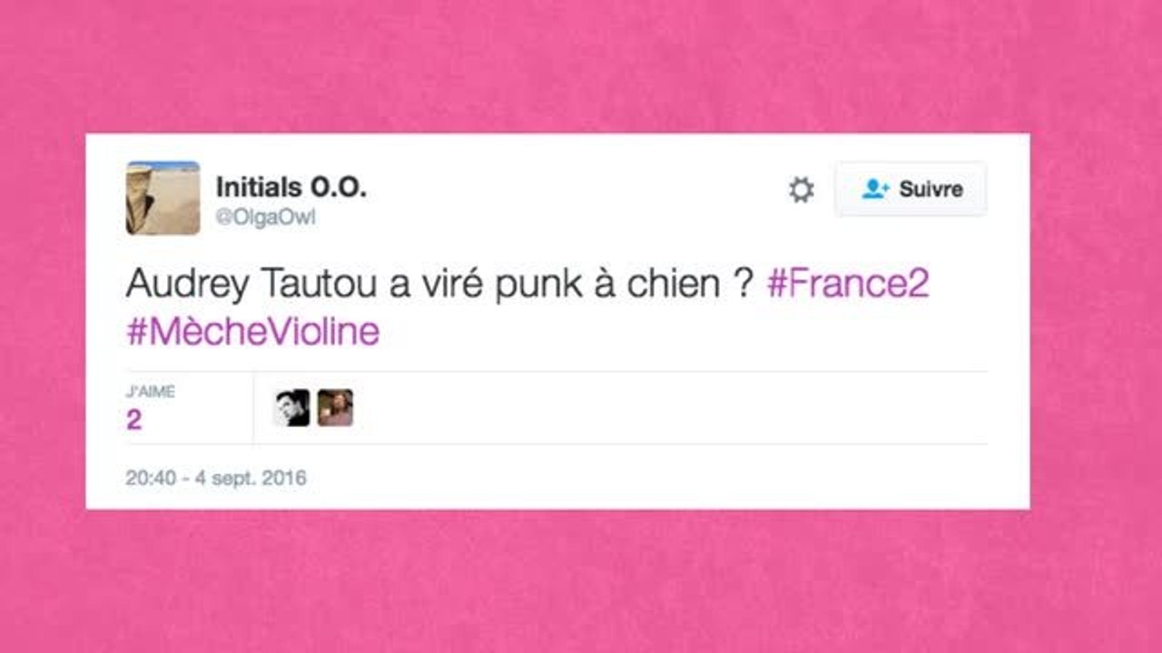 Les mèches roses d'Audrey Tautou font (bien) ricaner Twitter