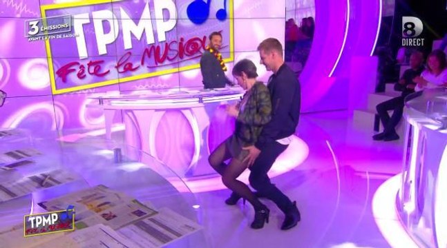 En twerkant dans TPMP, Isabelle Morini-Bosc dévoile accidentellement sa culotte !