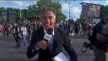 Tour de France : Gérard Holtz se prend un vent pour sa dernière