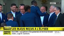 Euro 2016 : les Bleus reçus par François Hollande
