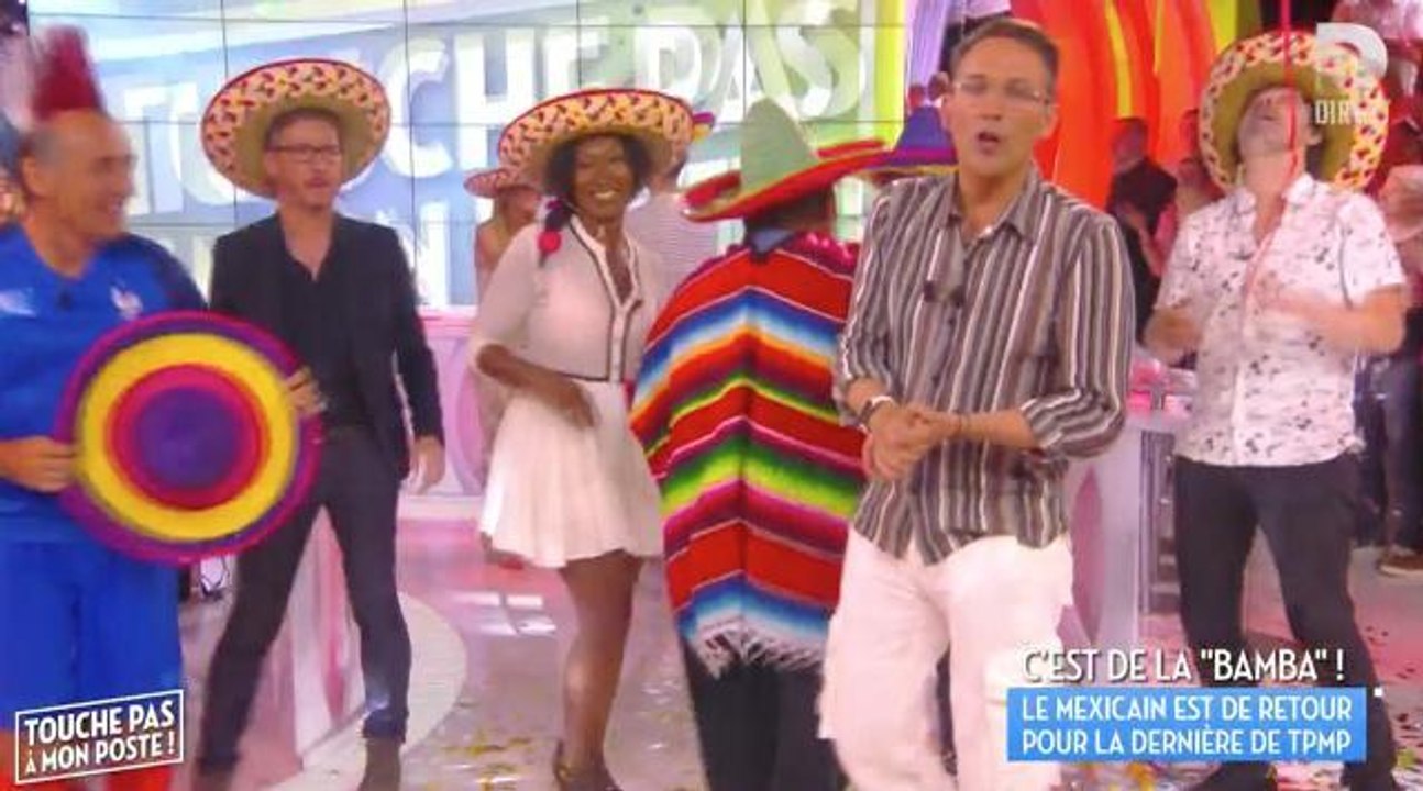 Julien Courbet fait ses adieux dans TPMP avec le Mexicain et Nadège Beausson-Diagne