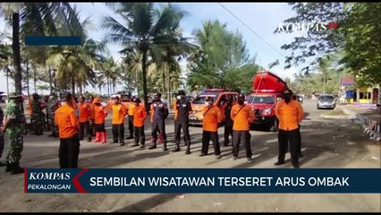 Sembilan Wisatawan Terseret Arus Ombak, Satu Meninggal, Satu Dalam Pencarian
