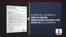 Hospital Infantil Federico Gómez manda alerta por contagios
