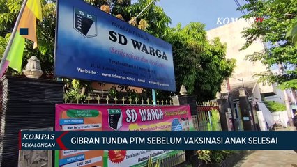 Gibran Tunda Pembelajaran PTM Secara Penuh