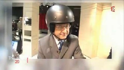 Quand François Hollande, casqué et en scooter, rendait visite à Catherine Ceylac !