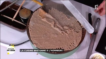 La quotidienne (France5) : Un maître crêpier loupe complètement sa galette bretonne