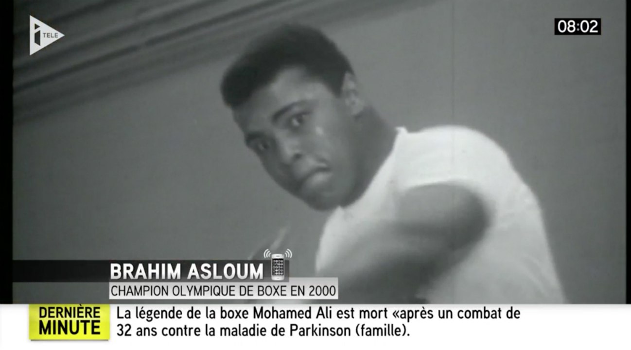 "En deuil", Brahim Asloum réagit au décès de Mohamed Ali : "Nous avons perdu un grand monsieur"