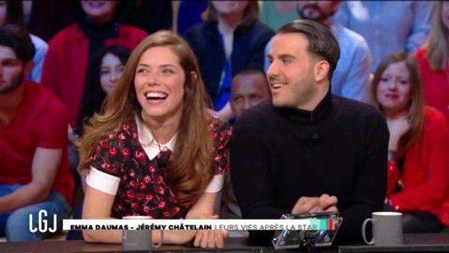 Retrouvailles entre Emma Daumas et Jérémy Châtelain au Grand Journal