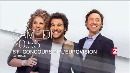 Bande-annonce - 61e concours de l'Eurovision (France 2) Samedi à 20h55