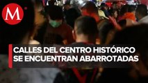 Calles del Centro Histórico reportaron saturación de personas y vendedores ambulantes