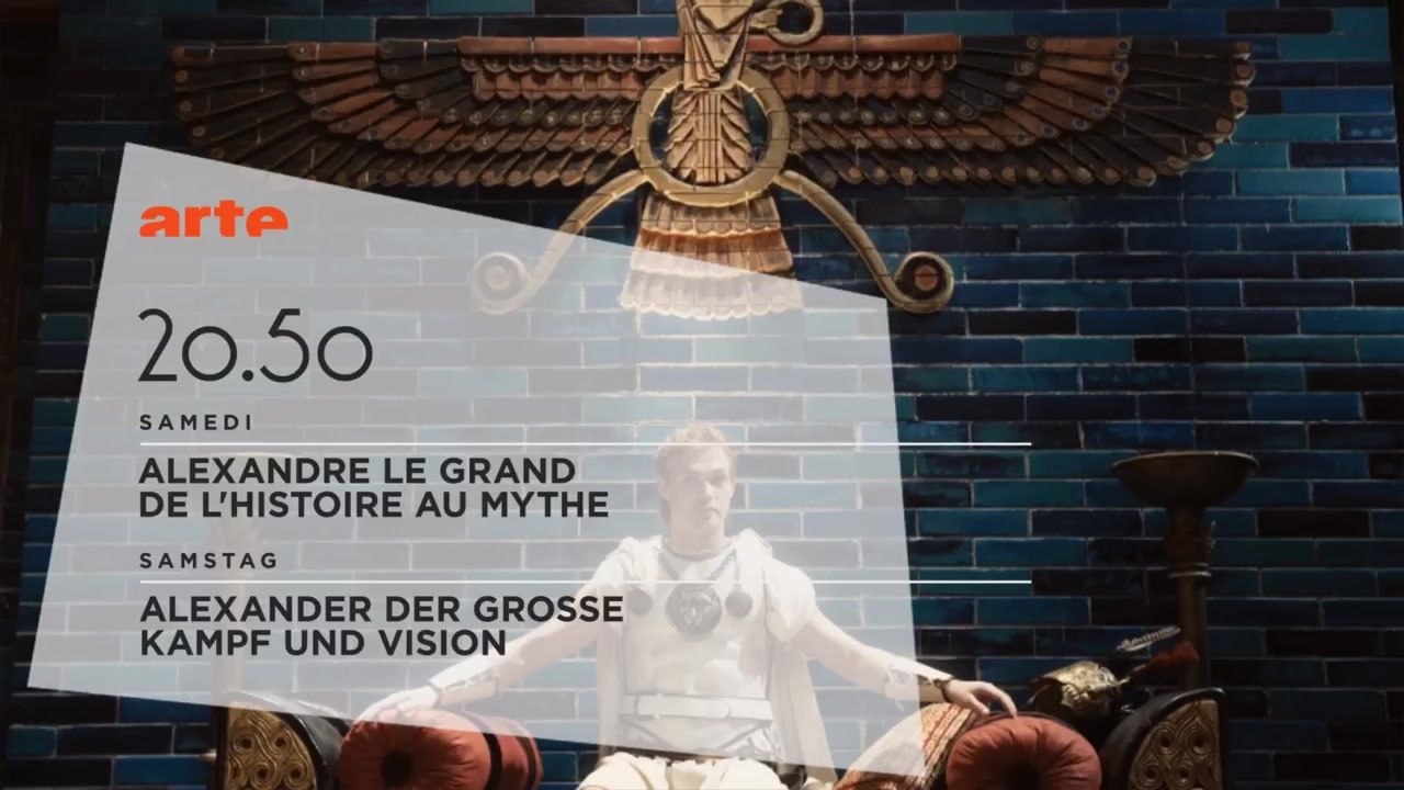 Bande-annonce - Alexandre le grand, de l'Histoire au mythe (Arte) Samedi 30 avril à 20h50